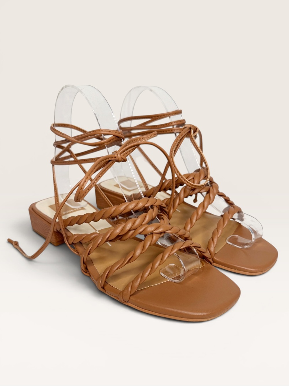 Dolce Vita Hayley Lace Up Ankle Tie Sandals Size 7